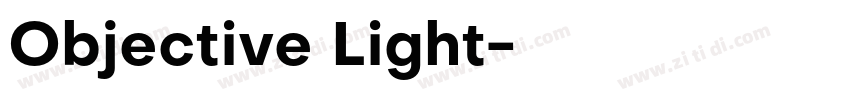 Objective Light字体转换